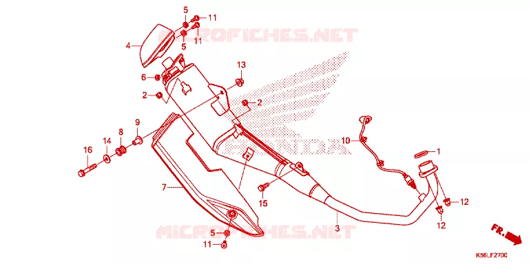 SILENCIEUX D'ECHAPPEMENT Honda SCOOTER 150 WINNER 2019  FS150FAL_V