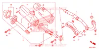 SILENCIEUX D'ECHAPPEMENT pour Honda CRF 150 R de 2013