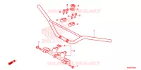 GUIDON   TE DE FOURCHE pour Honda CRF 150 R de 2014