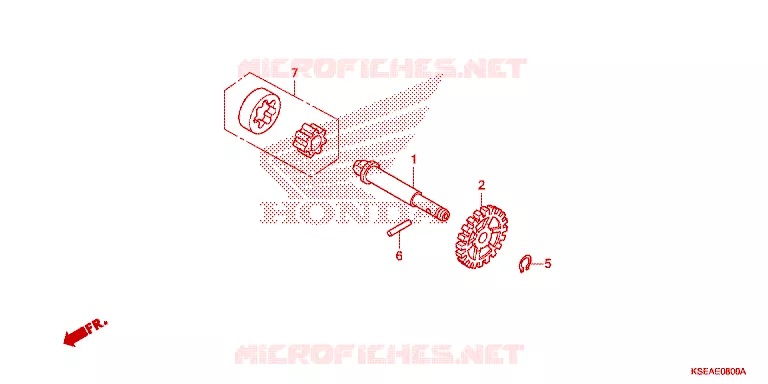 POMPE A HUILE Honda MOTO 150 CRF 2015  CRF150RF