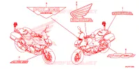 AUTOCOLLANTS pour Honda NC 750 POLICE YB de 2022