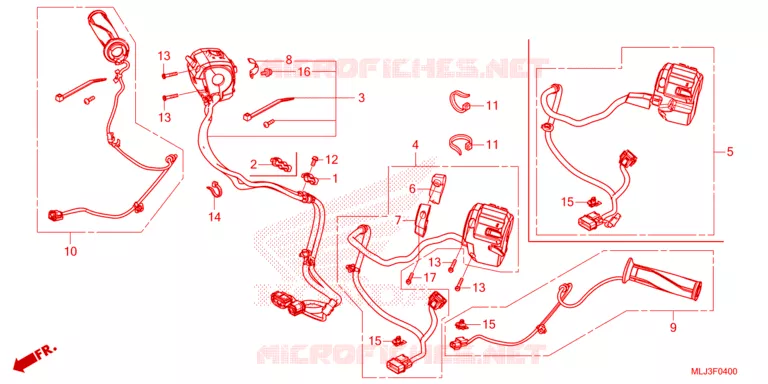 COMMODOS - POIGNEES Honda MOTO 1800 GOLD-WING 2023  GL1800DAP
