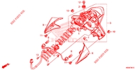 FEUX COMBINES ARRIERE (BC110MJ,K,L,N,P) pour Honda BIZ 110 de 2023