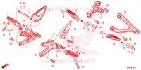 REPOSE PIED pour Honda CBR 1000 RR SP BREMBO de 2023