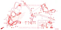 GUIDON   CARENAGE pour Honda FORZA 350 2SI de 2023