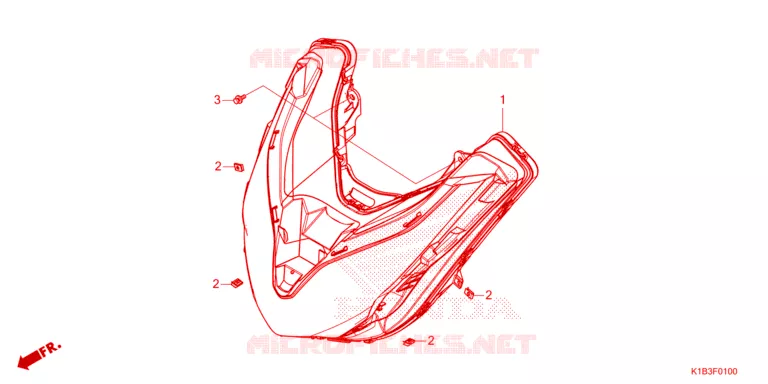 PHARE Honda SCOOTER 350 FORZA 2023  NSS350AP