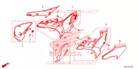 COUVERCLES LATERAUX pour Honda CB 500 X ABS de 2023