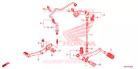 PEDALE pour Honda CB 500 X ABS de 2023