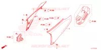 COUVERCLES LATERAUX pour Honda CRF 250 L de 2024