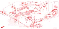BRAS OSCILLANT pour Honda CRF 250 RALLY de 2023