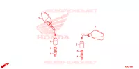 RETROVISEUR pour Honda CB 300 R ABS de 2021
