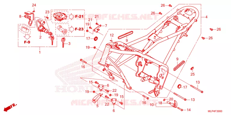 CADRE Honda MOTO 500 CL 2023  CL500AP