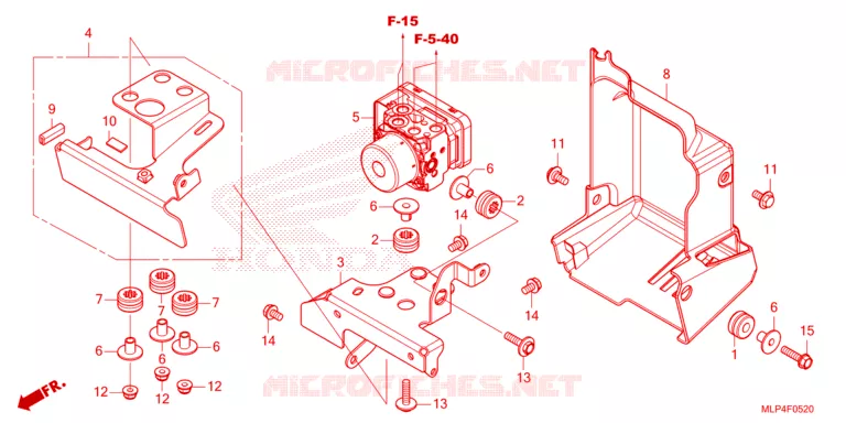 MODULATEUR ABS/SUPPORT Honda MOTO 500 CL 2023  CL500AP