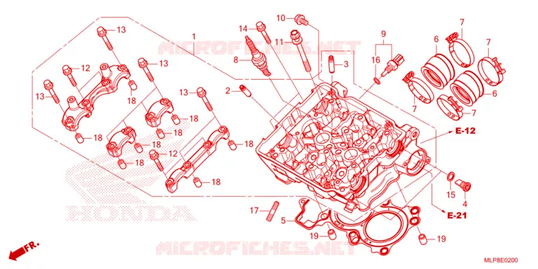 CULASSE Honda MOTO 500 CL 2023  CL500AP