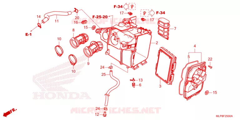 FILTRE A AIR Honda MOTO 500 CL 2023  CL500AP