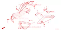 COUVERCLE LATERAL DE FILTRE A AIR pour Honda REBEL 1100 TOURING de 2023