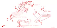 COUVERCLE LATERAL DE FILTRE A AIR pour Honda REBEL 1100 de 2023