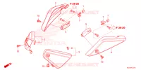 COUVERCLE LATERAL DE FILTRE A AIR pour Honda REBEL 1100 DCT TOURING de 2023