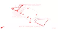COUVERCLES LATERAUX pour Honda REBEL 300 ABS de 2024