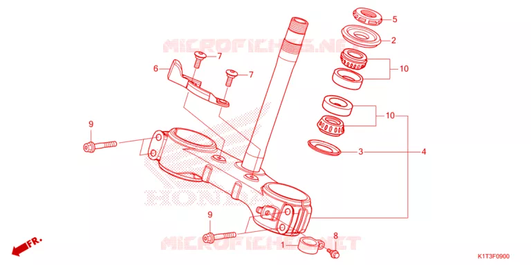 TE DE FOURCHE Honda MOTO 250 CRF 2021  CRF250LRAM
