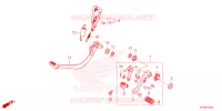 PEDALE pour Honda GROM 125 ABS de 2024