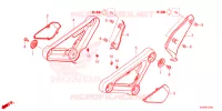COUVERCLES LATERAUX pour Honda GROM 125 ABS de 2024