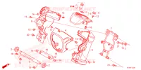 COUVERCLE PHARE / COUVERCLE FOURCHE AVANT pour Honda NAVI 110 de 2023