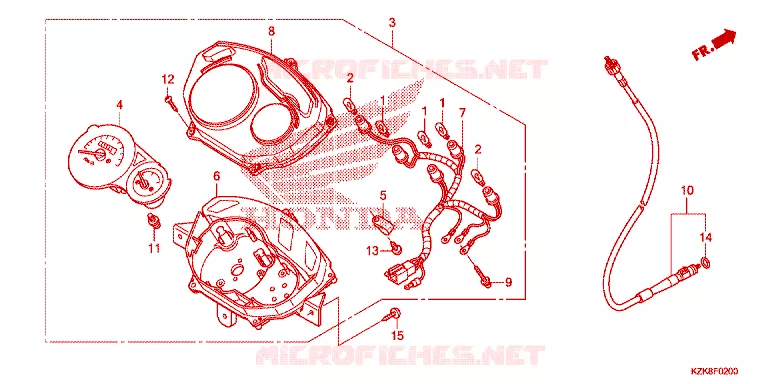 COMPTEUR Honda SCOOTER 110 DIO 2014  SCV110FBC