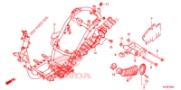CADRE pour Honda SCV 110 DIO, TYPE 2ID de 2015