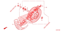 ROUE AVANT pour Honda SCV 110 DIO, TYPE 2ID de 2015