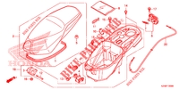 SELLE   COFFRE pour Honda SCV 110 DIO, TYPE 2ID de 2013