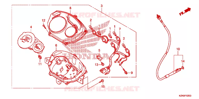 COMPTEUR Honda SCOOTER 110 DIO 2013  SCV110FBC