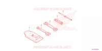 OUTIL pour Honda SCV 110 DIO DX, TYPE ID de 2020