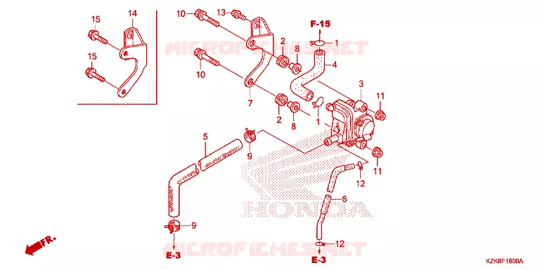 FILTRE A AIR - SOUPAPE D'AIR Honda SCOOTER 110 DIO 2012  SCV110FC