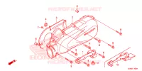 COUVERCLE GAUCHE pour Honda SCV 110 DIO, TYPE ID de 2012