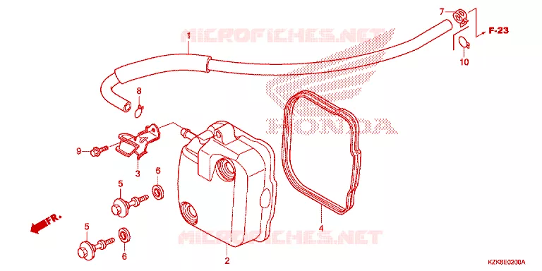 COUVRE CULASSE Honda SCOOTER 110 DIO 2013  SCV110FD