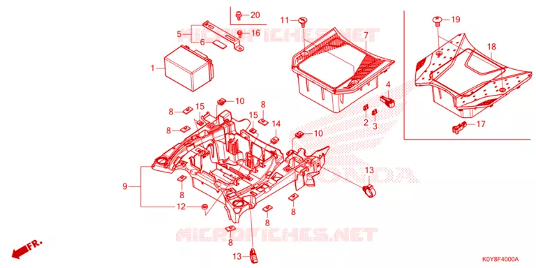 BATTERIE Honda SCOOTER 110 DIO 2021  SCV110FL