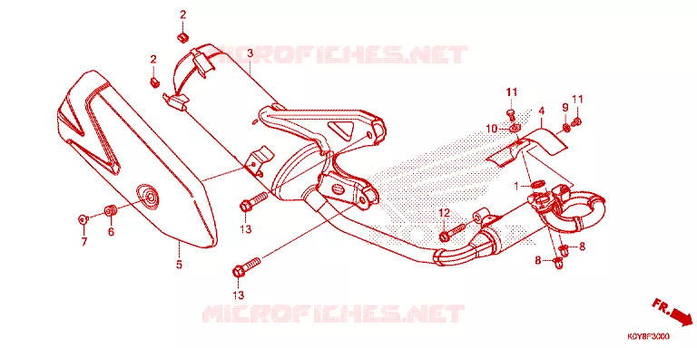 SILENCIEUX D'ECHAPPEMENT Honda SCOOTER 110 DIO 2021  SCV110FL