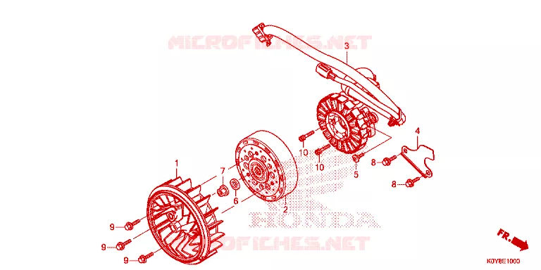 ROTOR - STATOR Honda SCOOTER 110 DIO 2021  SCV110FM