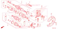 ARTICULATION AVANT / ARBRE DE COMMANDE  pour Honda FOURTRAX 420 RANCHER 4X4 Manual Shift de 2023