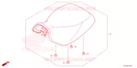 SELLE pour Honda FOURTRAX 420 RANCHER 4X4 EPS Manual Shift de 2023