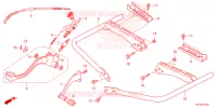 PEDALE   REPOSE PIED pour Honda FOURTRAX 420 RANCHER 2X4 Electric Shift de 2023