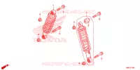 AMORTISSEUR AVANT pour Honda FOURTRAX 520 RUBICON DCT EPS DELUXE de 2023