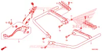 PEDALE   REPOSE PIED pour Honda FOURTRAX 520 RUBICON DCT EPS DELUXE de 2023