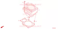 CYLINDRE pour Honda FOURTRAX 520 FOREMAN 4X4 EPS de 2022