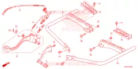 PEDALE   REPOSE PIED pour Honda FOURTRAX 520 FOREMAN 4X4 EPS de 2022