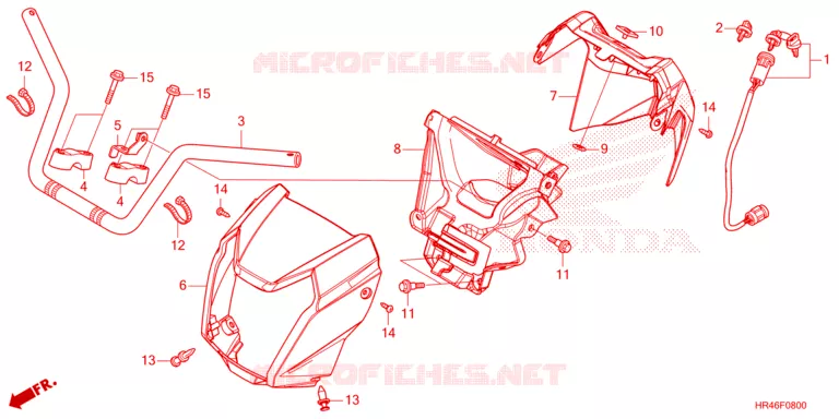 GUIDON Honda ATV 520 FOURTRAX 2022  TRX520FM2N
