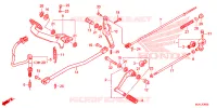 PEDALE pour Honda SHADOW VT 750 AERO ABS de 2022