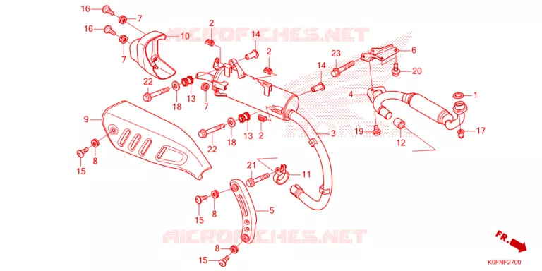 SILENCIEUX D'ECHAPPEMENT Honda MOTO 125 MONKEY 2023  Z125MAP