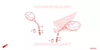 RETROVISEUR pour Honda ADV 150 ABS de 2023